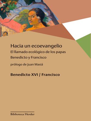 cover image of Hacia un ecoevangelio